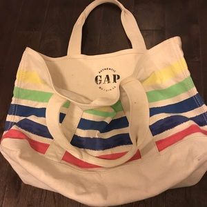 gap canvas tote
